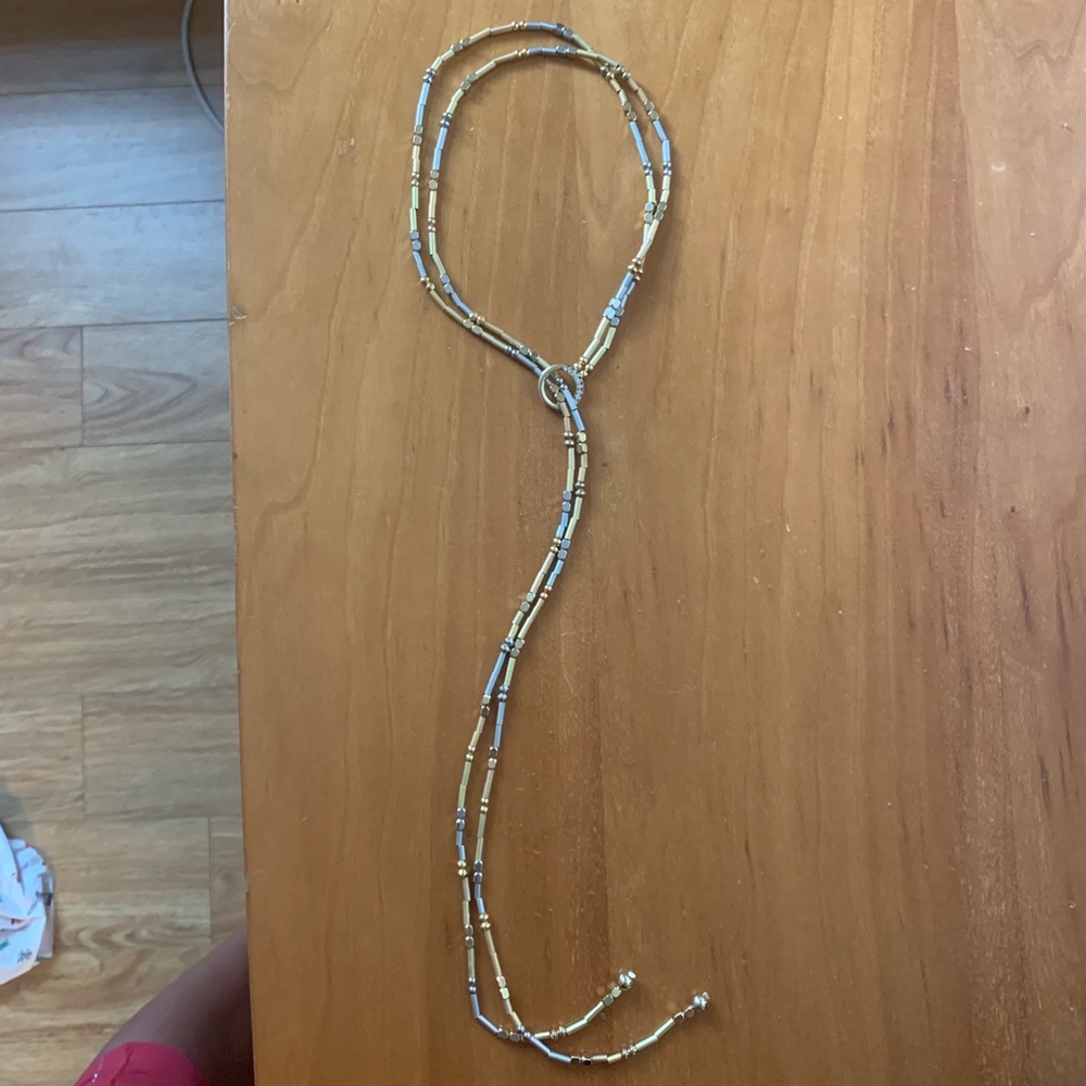 New gold and silver necklace